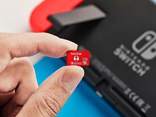 Tarjeta microSDXC de 128 GB SanDisk con licencia para Nintendo Switch